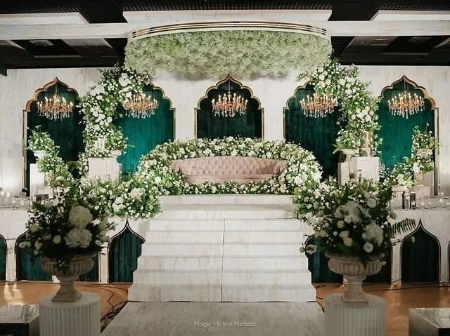 Outdoor ceremony setup